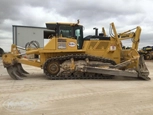Side of used Dozer in yard